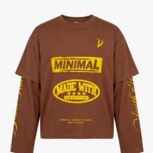 Longsleeve Minimal - Brown
