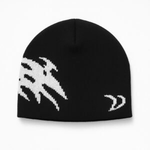 Black Beanie – White Logo