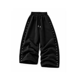 Black Studded Trousers